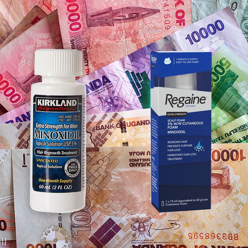 What is the price of Minoxidil Minoxidil Uganda