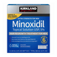 Box of 6 bottles of kirkland 5% minoxidil solution for men
