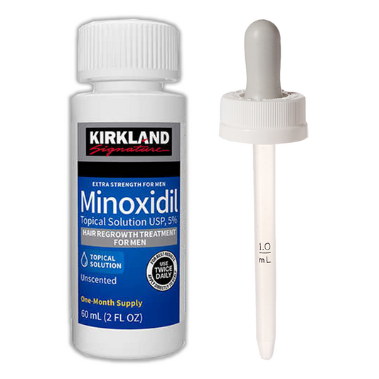 1 bottle of kirkland 5% minoxidil solution for men