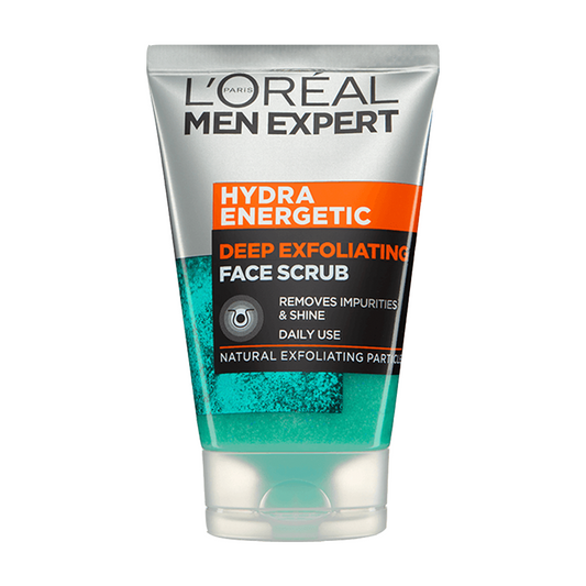 100ml bottle of L'Oreal Men Expert Hydra Energetic Deep Exfoliating Face Scrub