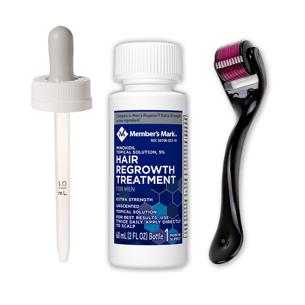 1 Month Member's Mark 5% Solution & Derma Roller