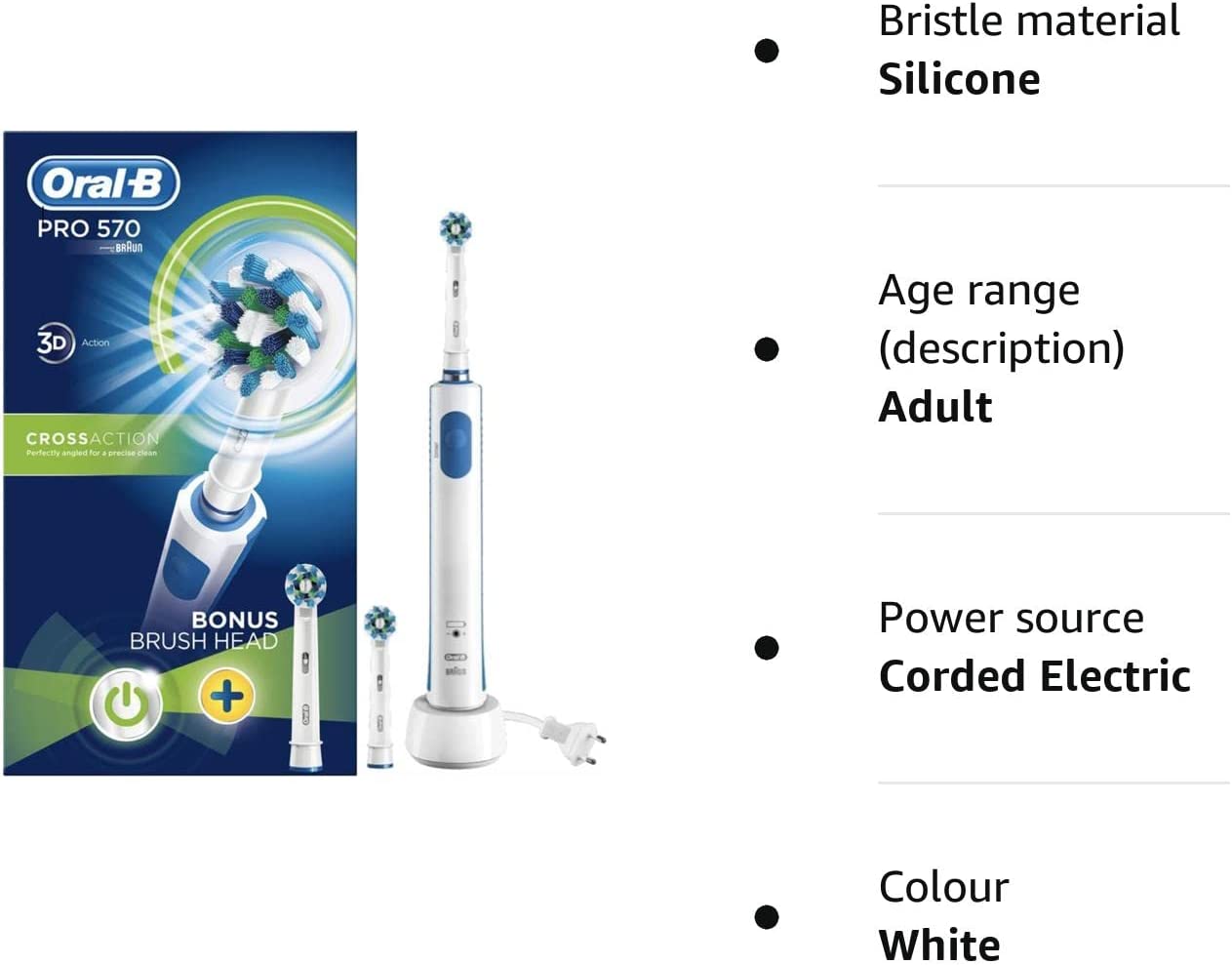 Oral B 570 electric toothbrush