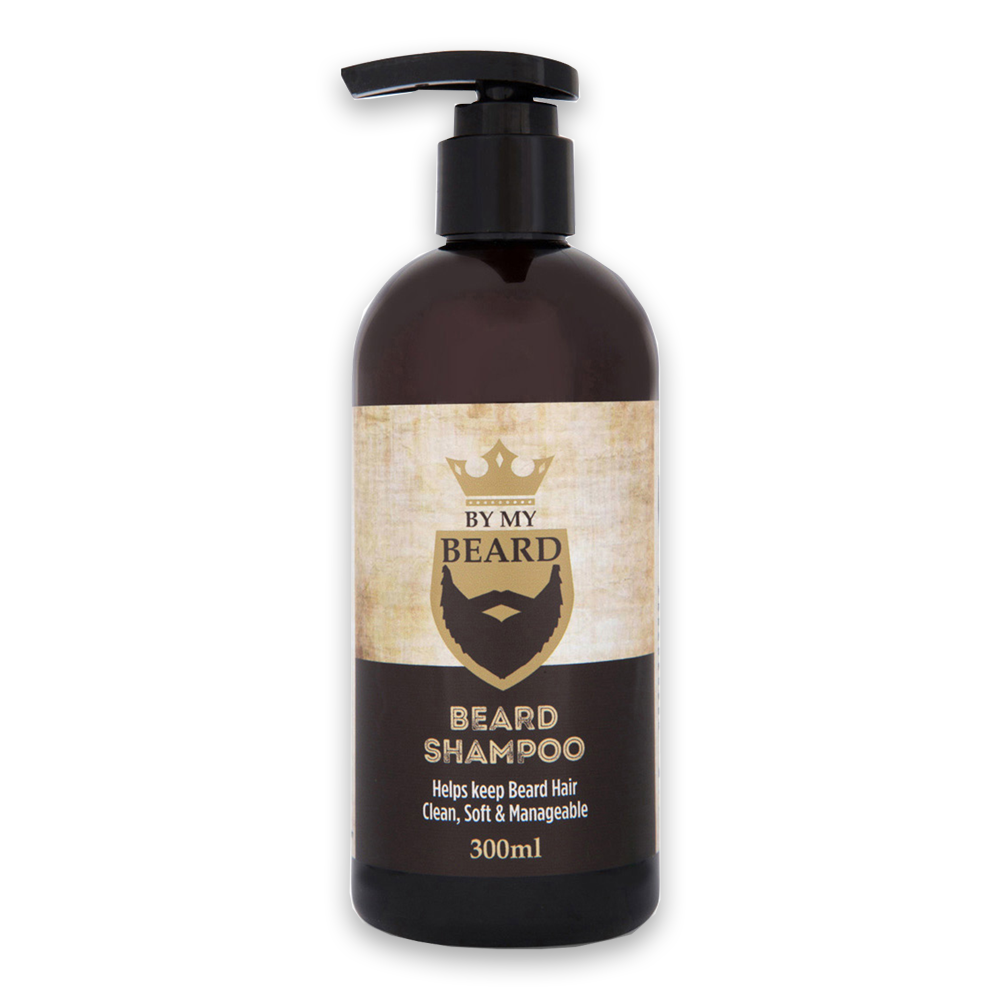 300ml bottle of by my beard beard shampoo