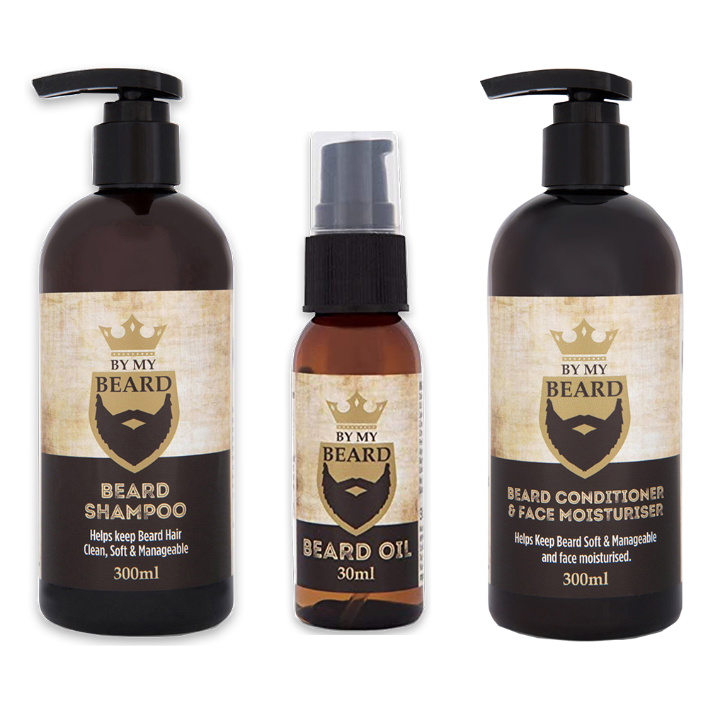 By my beard beard shampoo, face moisturizer & beard oil