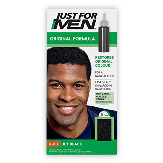 Just for men jet black hair dye